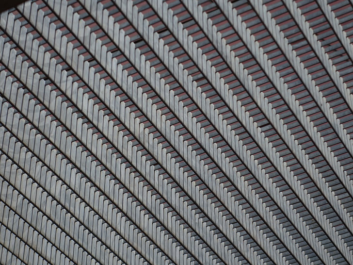 grid, from the bottom, metal, regularly, pattern