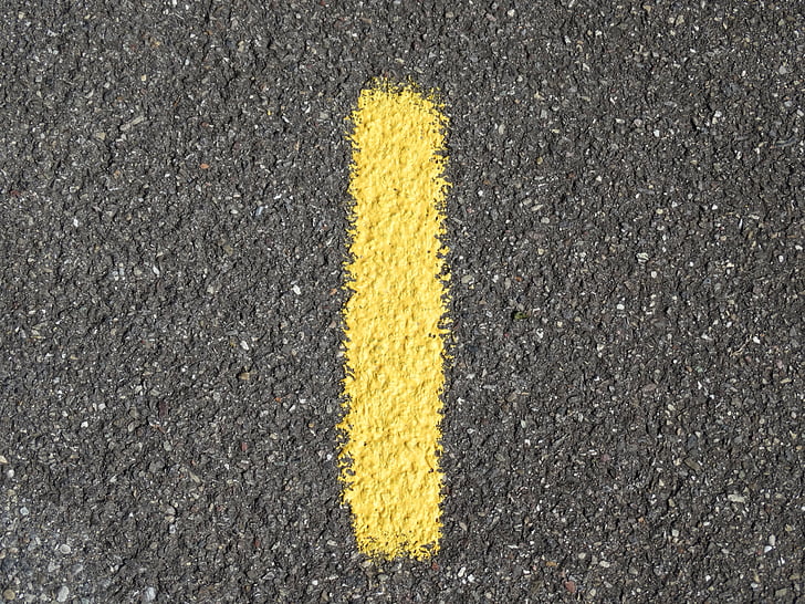 číslo, ad, žltá, Farba, asfalt, cestné, číslica