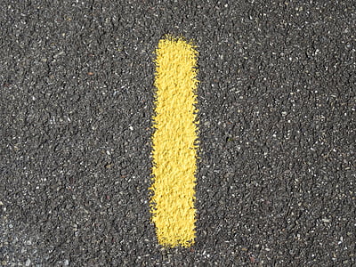 Numer, AD, żółty, Kolor, asfaltu, drogi, cyfra