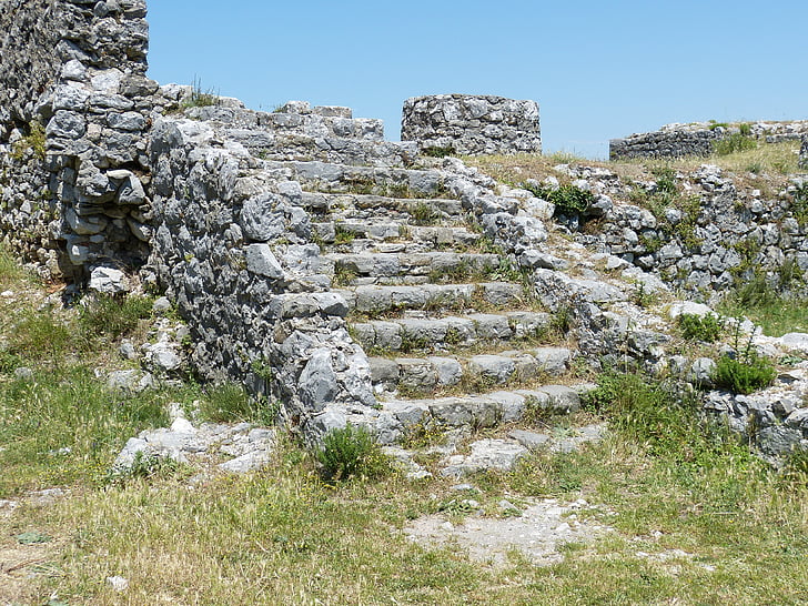 Albania, Castelul, ruina, Shkodër, balcanice, Cetatea, istoric