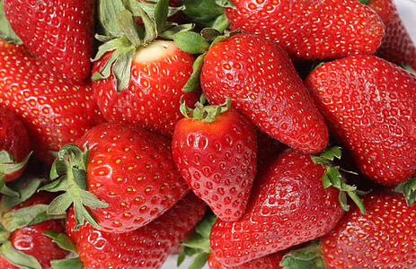 jordbær, frukt, eldre, rød, søt, mat, rød