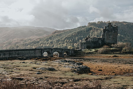城, スコットランド, ハイランド, 中世, ウィリアム ・ ウォレス, dom, ロマンチックです