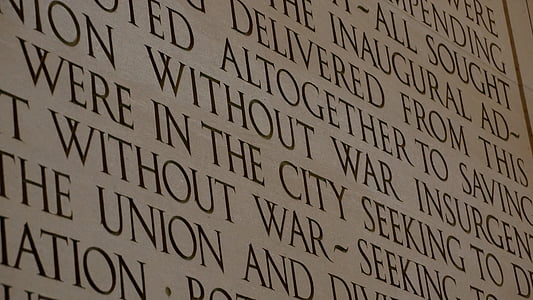 Lincoln memorial, Lincoln, discurs, Adreça, Monument, Washington dc, EUA