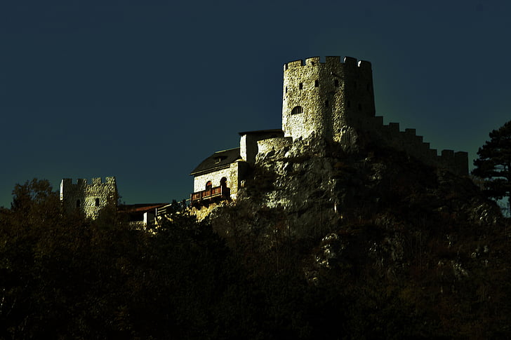 Castle, Ausztria, épület, régi