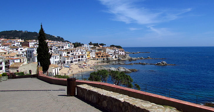 Calella, morze, Katalonia, Costa brava, Natura, Morza Śródziemnego, krajobraz