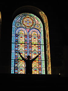 Fleck-Glas-Fenster, jüdische Synagoge, Glas, jüdische, Synagoge, befleckt, Judentum