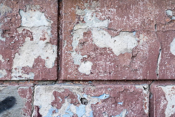 vecchio muro, parete, Priorità bassa concreta, calcestruzzo, cemento, vernice, vecchio