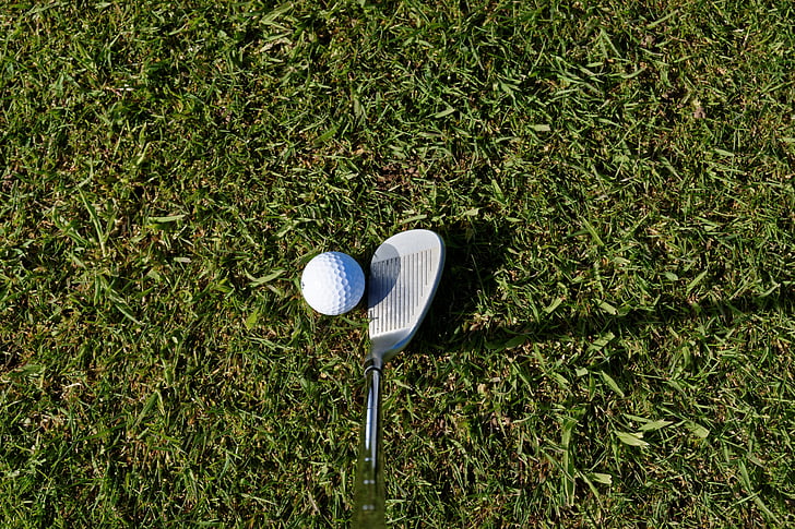Golf, Ball, balle de golf, club de golf, herbe, sport, jouer au golf