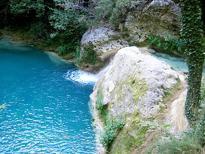 вода, мечта, изгрев, синьо, природата, мир, водопад