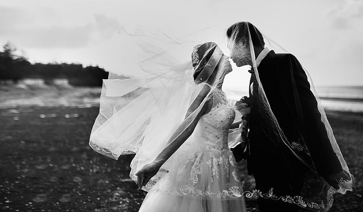 grey, scale, pre, nuptial, photo, black and white, people