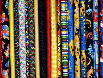 kangas, värikäs, tikkaus, puuvilla, tekstiili, suunnittelija kangas, ompelu