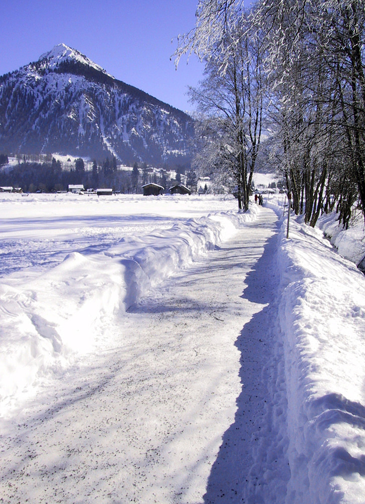 winter, winterse, sneeuw, Bergen, winter magic, bomen, sneeuw lane