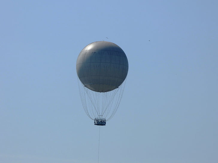 léggömb, hot air balloon út, repülő, menet közben, léggömbök, úszó, utazás
