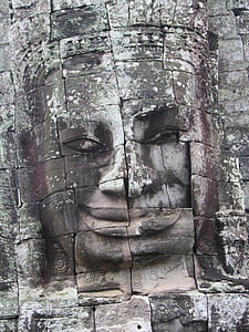 Statuia, Angkor wat, Angkor, Templul, Wat, Cambodgia, vechi