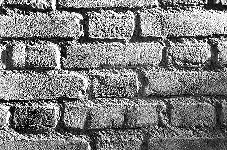 baksteen, muur, bakstenen muur, steen, huis, gebouw, bouwmateriaal