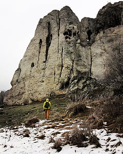 sziklák, hegymászás, hegyek, rock, természet, táj, Lengyelország