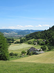 Schwarzwald, Vis, landskapet, Fjern visning, Kirchzarten