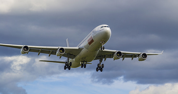 uçak, Airbus, Uçuş, Airbus 340, bulut, Himmel, Norveç dili