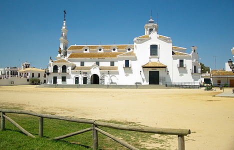 Španija, Andaluzija, El rocío, cerkev