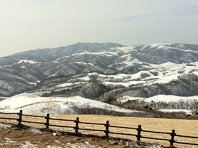 Samyang ferma, Gangwon ar, sniego, žiemą