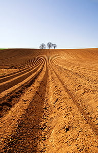 arable, agriculture, field, summer, nature, ground, plowed