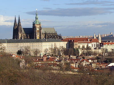 Praha, Panorama, slottet