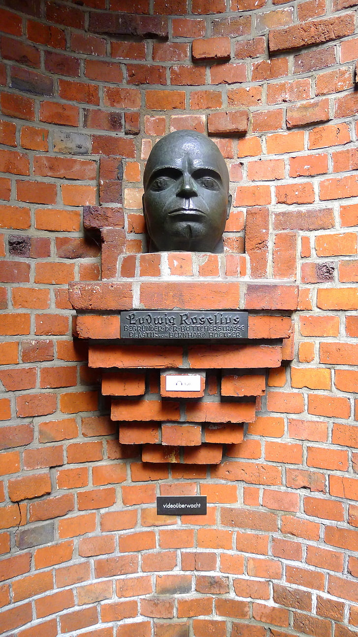 Ludwig roselius, Böttcherstrasse landmark, Bremen, Ekspresjonizm Cegła, backsteinexpressionismus
