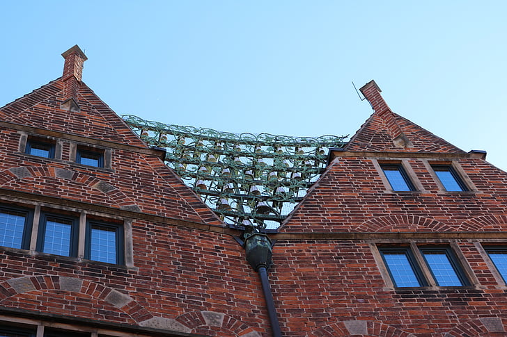 Bremen, Hooper ulica, Glockenspiel, Stara zgrada, Stari grad, povijesni dom, povijesno