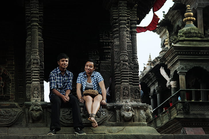 couples, lovers, temple, women, asia, people, temple - Building