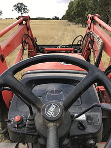 traktor, volant, poľnohospodárstvo, vidieka, Tabuľa