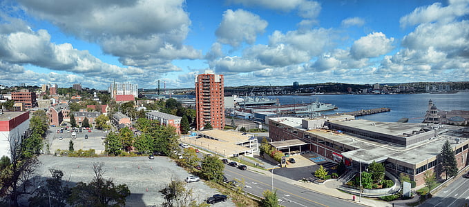 Halifax, nova scotia, Kanada, staden, hamnen, resor, turism