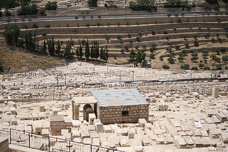 Jerusalem, Oliebjerget, hellige, arkæologi, arkitektur, gamle ruin, historie