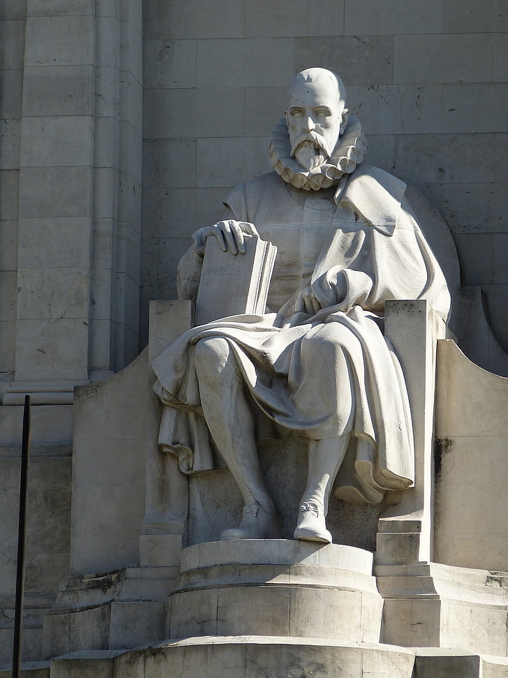 Cervantes, Madrid, Spania, Castilla, monument, dikteren, mann