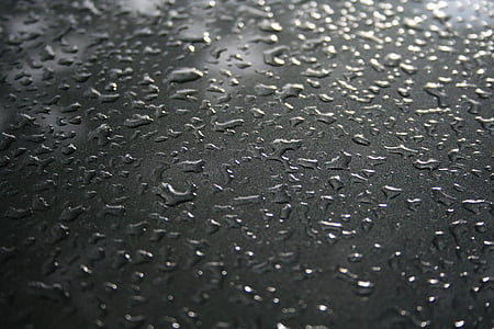 DROPS, BMW, bil, regn, slipp, regndråpe, våte