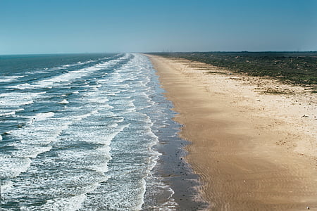 mar, oceano, água, ondas, natureza, areia, praia