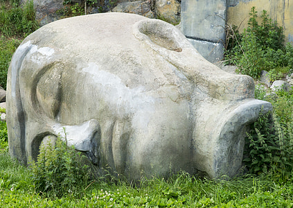 kivi nägu, kivi, skulptuur, nägu, Peamised, Statue
