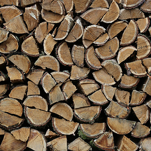 kayu, sisir benang pemotongan, alam, tumpukan