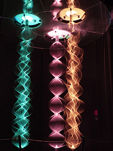 lichtspiel, optics, light pillars, light, physics, experiment, colorful