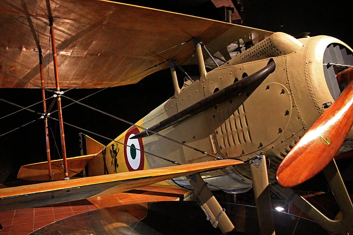 plane, world war i, francesco baracca, lugo, romagna, museum