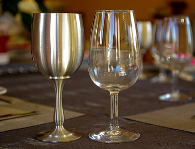 stiklinės/taurės, alavo, degustacija, vynas