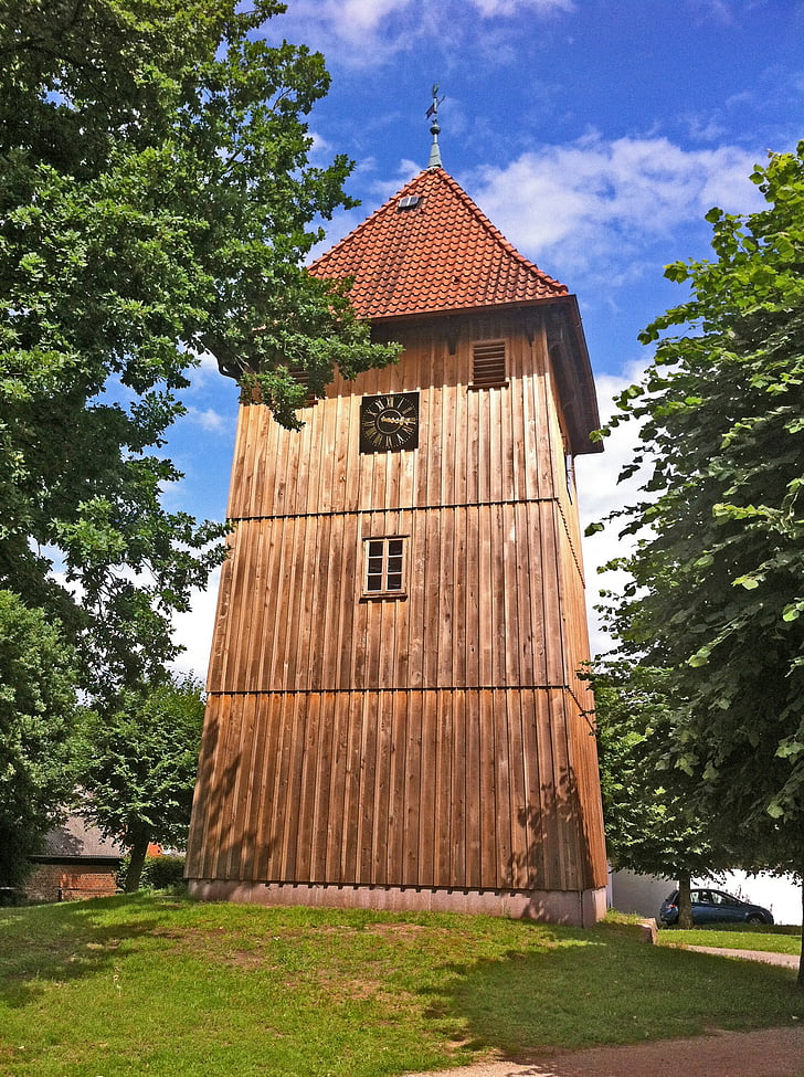 tour de la cloche, Église, Terre, rural, steeple, Historiquement, bâtiment