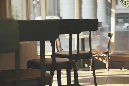 καρέκλα, μπαρ, ρετρό, καφέ, εστιατόριο, εσωτερική, Πίνακας