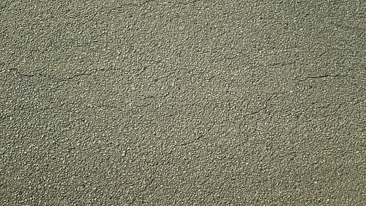 concrete, gravel, road