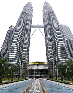 Petronas twin towers, pencakar langit, Kong kuala, semi-remaja