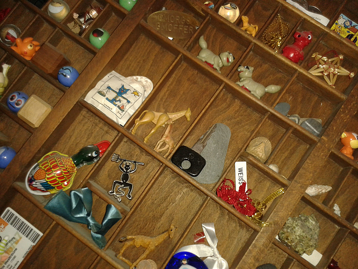 lavage, marché aux puces, chiffres, recueillir des, Collector, objets de collection, souvenir