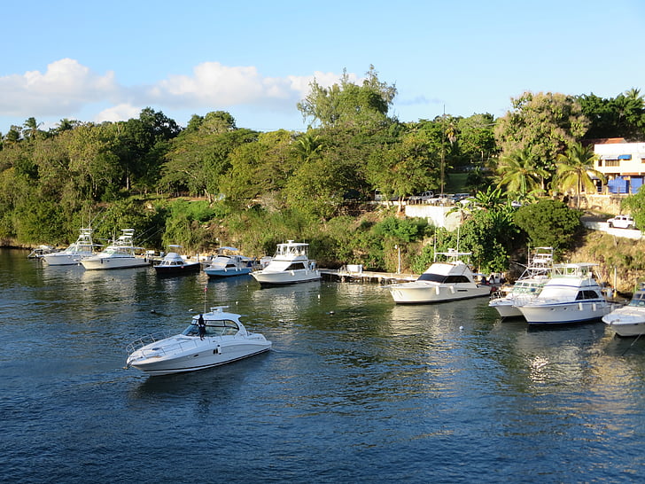 turisme, ø i Caribien, roman, lystbåde, Yacht club, bådene