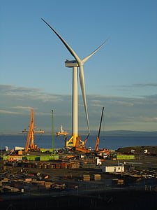 szélturbina, turbina, szél, energia, villamos energia, teljesítmény, környezet