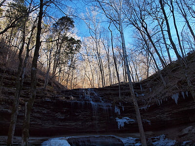 Hollow, Falls, Państwa, Natura, obszar, Tennessee, Parki