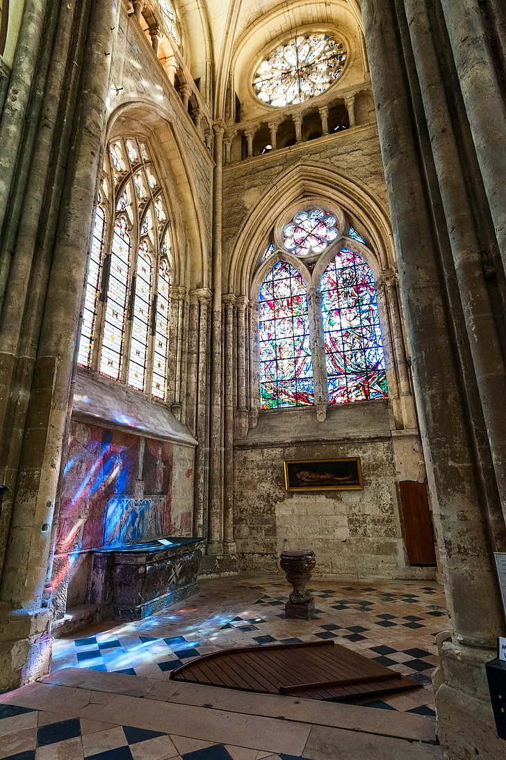 katedrālē, Beauvais, Pikardija, Francija, gotika