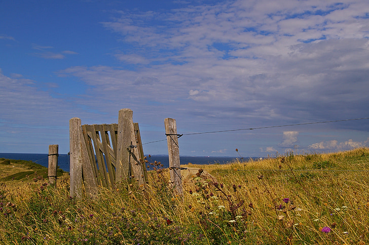 gate, denmark, danish coast, island, fyns hoved, baltic sea, danish baltic